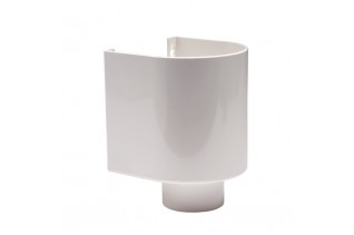 Dyka pvc vergaarbak 100 mm Wit