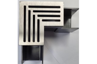 ACO Slimline hoekelement RVS