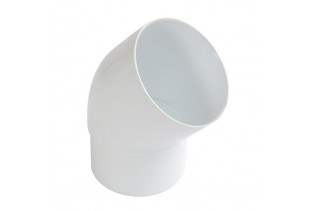 hwa bocht WIT VSE 45gr. 100 mm