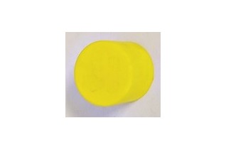 speciedeksel PE  15 mm geel